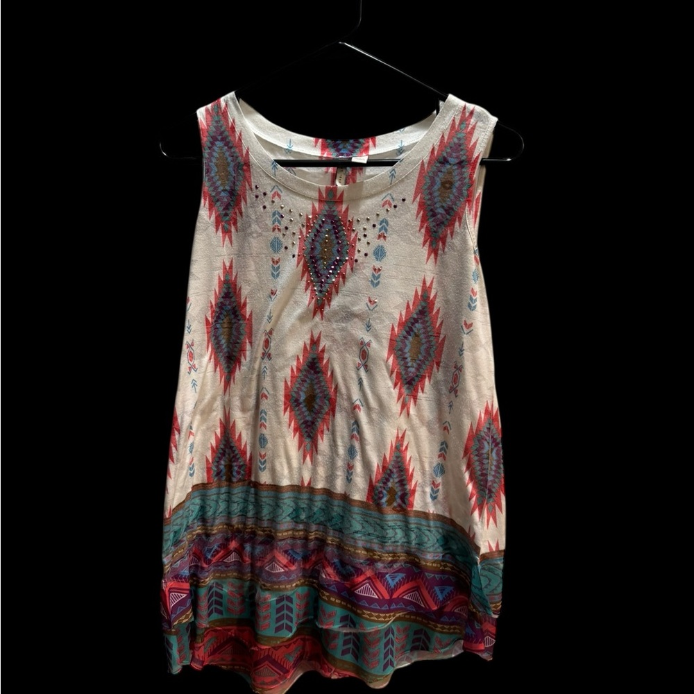 C Est. 1946 Women's Red Blue Tank Top Size XS